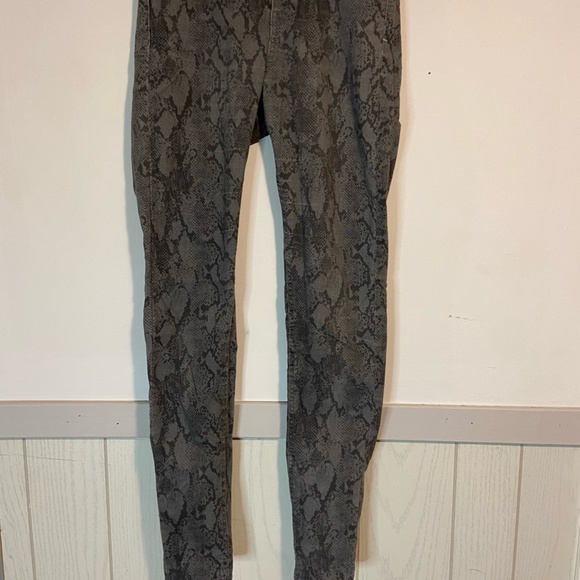Snake Skin Jean Jegging Dress Pants - Picture 2 of 9